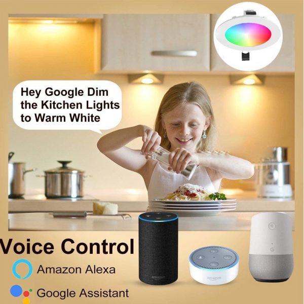 Smart Life Zigbee LED Downlight Dimming lamp RGB