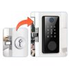 Smart Life Tuya Electronic Bluetooth Door Deadbolt Smart Lock Biometric Fingerprint Digital Password