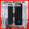 Tuya / Smart Life Bluetooth Glass Door Lock Digital Biometric Fingerprint