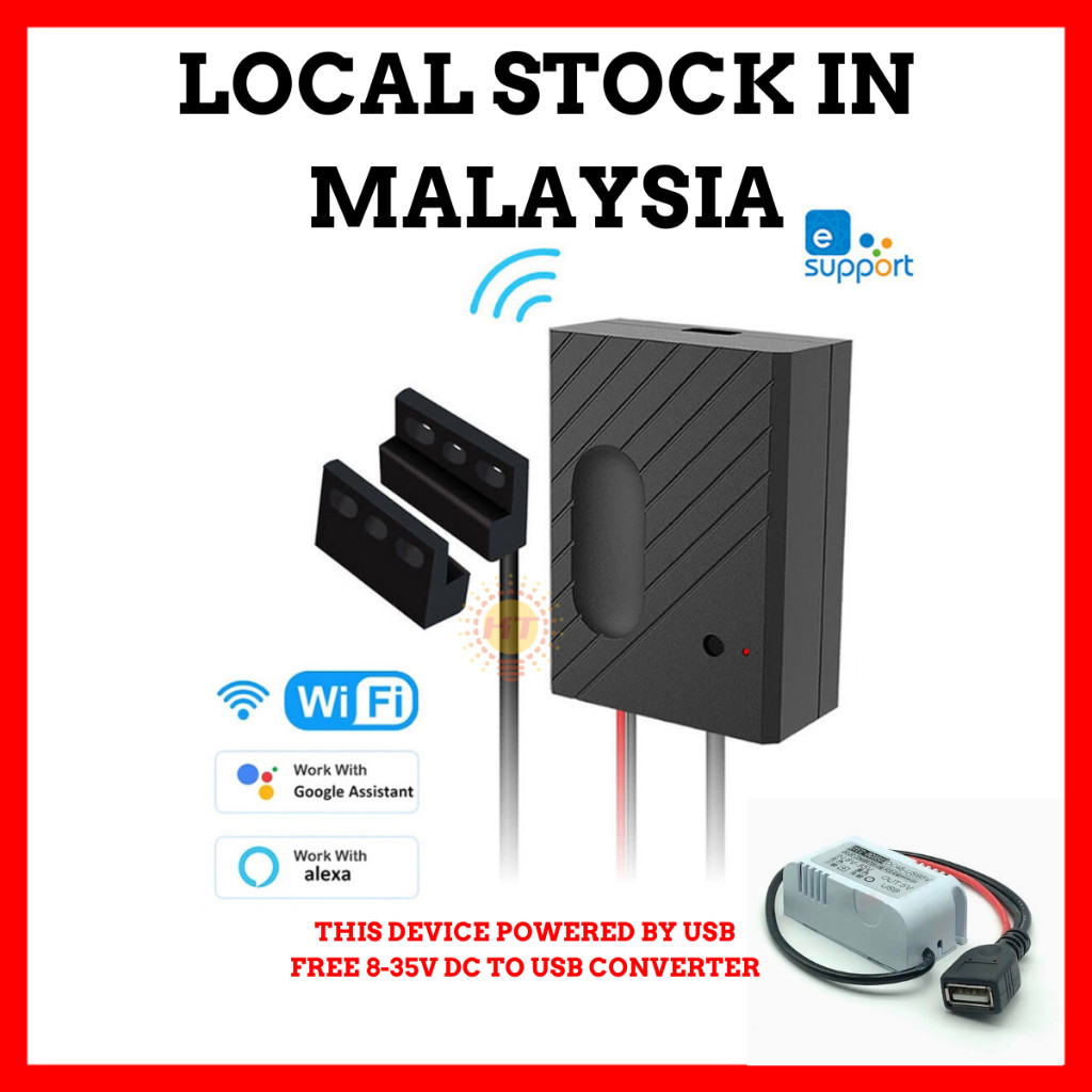 eWeLink App WIFI Smart Garage Door Sensor Autogate Opener