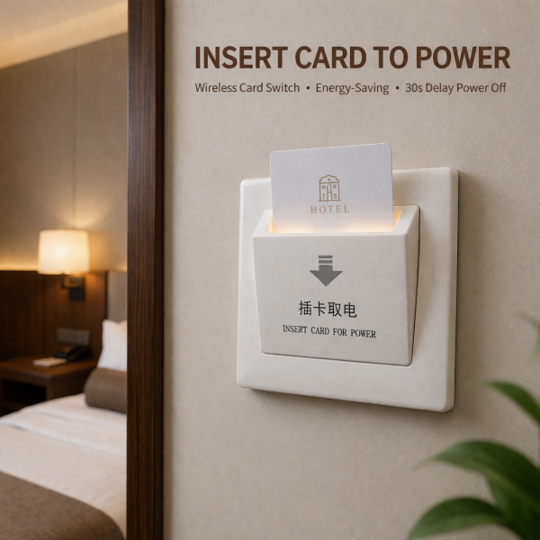 ChatGPT Image 2026年3月28日 00_16_59 Wireless Key Card Power Switch No-Wiring Hotel Energy Saving Switch Smart Distribution Board Circuit Breaker