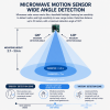 motion detection zone 24GHz Radar Motion Sensor Human Presence Detection Controller