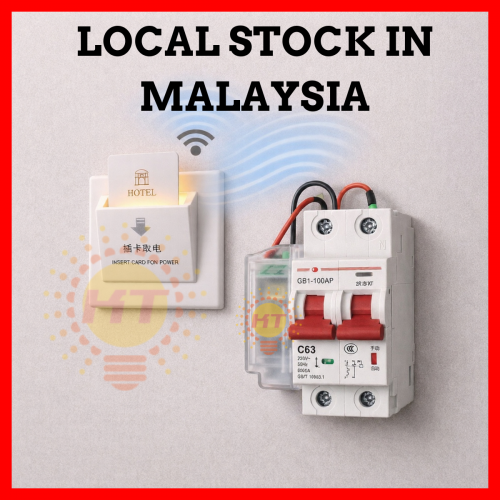 Wireless Key Card Power Switch No-Wiring Hotel Energy Saving Switch Smart Distribution Board Circuit Breaker