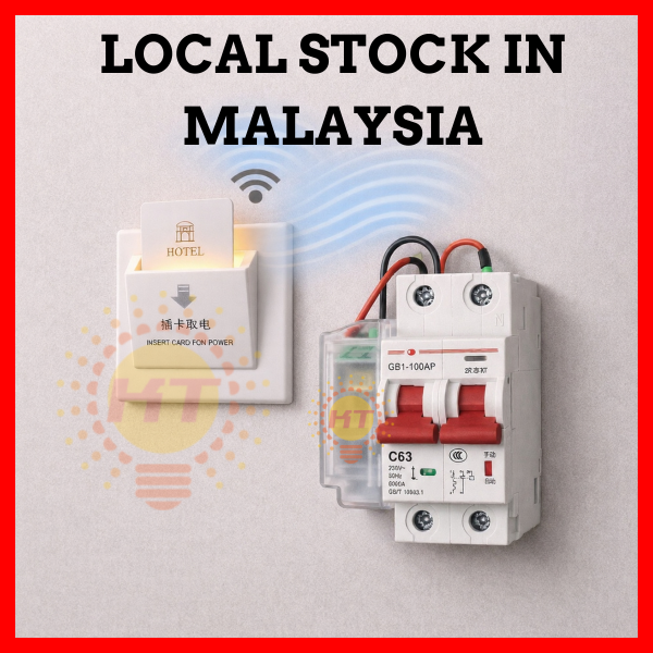 SMART0099 Wireless Key Card Power Switch No-Wiring Hotel Energy Saving Switch Smart Distribution Board Circuit Breaker