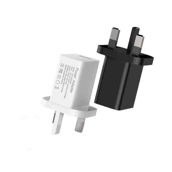 ADAPTER001.webp 5V 2A USB Power Adapter Charger Black/White