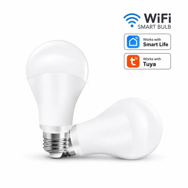 Tuya Smart Life E27 WiFi RGB Smart Light Bulb 15W