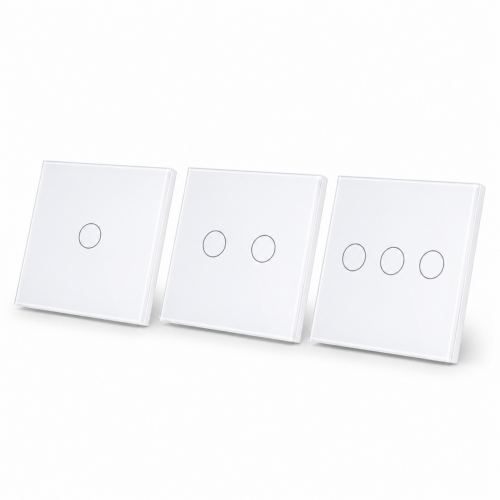 433MHz RF Touch Screen Remote Control Round Button