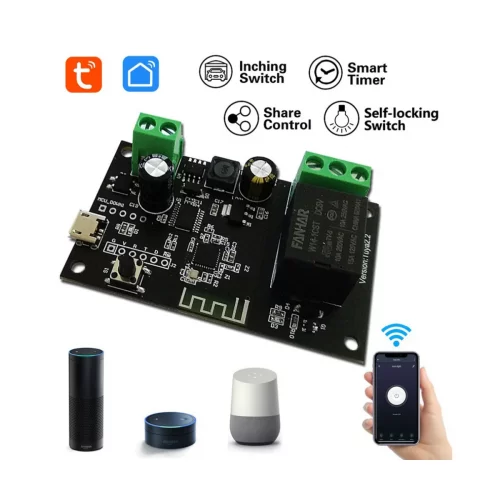 Tuya Smart Life 12V DC Smart Switch Relay for Autogate