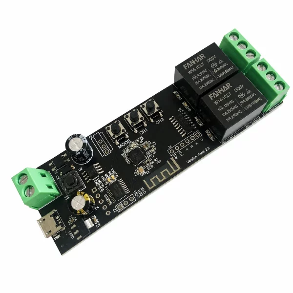SL0031.webp Tuya Smart Life 12V 2CH DC Smart Switch Relay for Autogate