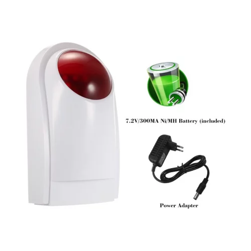 433MHz RF Wireless Outdoor Siren Alarm