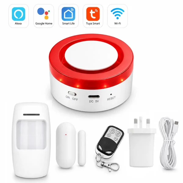 Tuya Smart Life WiFi Smart Alarm System Wireless Siren