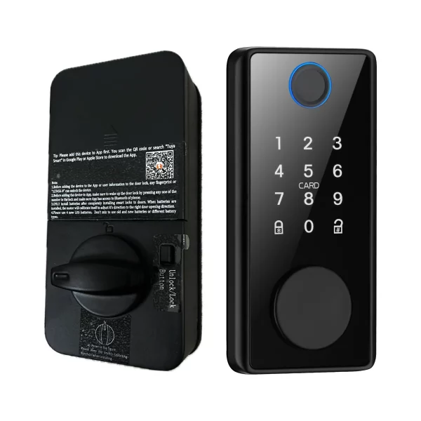 SL0064.webp Tuya Smart Life Bluetooth Deadbolt Smart Lock with Fingerprint