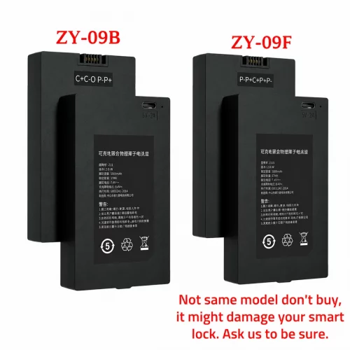 7.4V 5000mAh Rechargeable Battery for Smart Lock