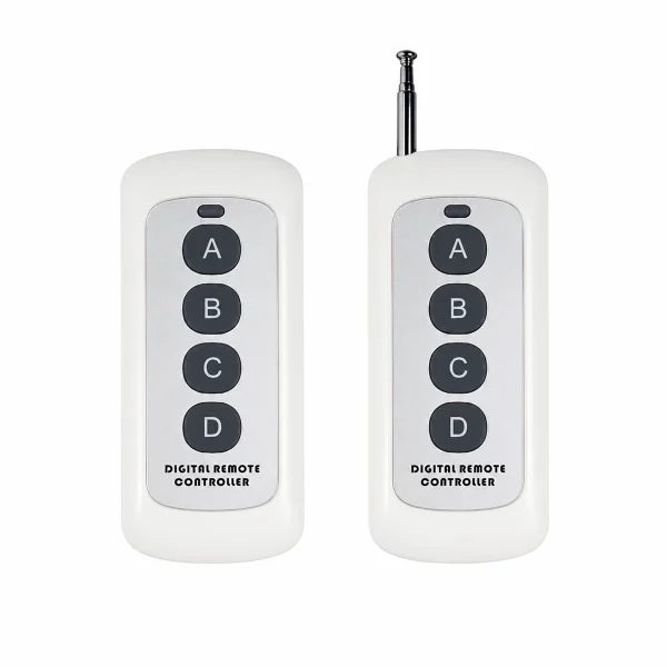 SMART0006.webp 433MHz RF 4-Key Fixed Code Remote Controller