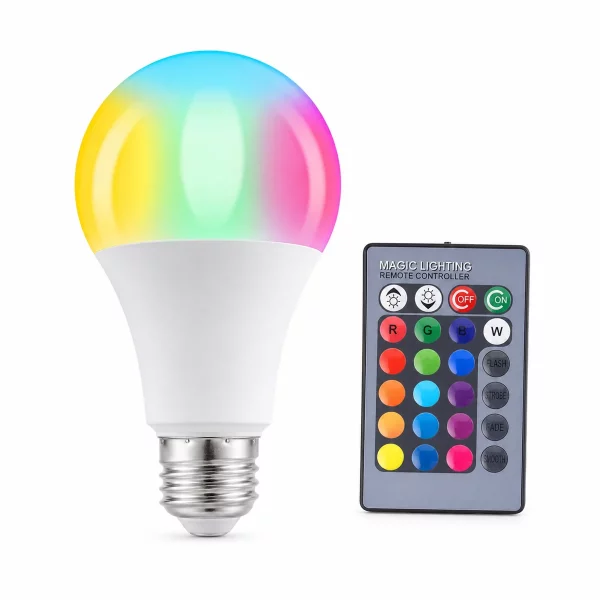 RGBW LED Bulb with Remote Control
