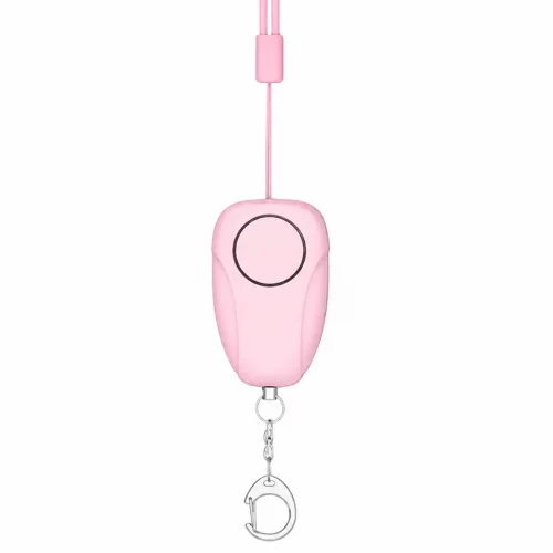 Rechargeable Personal Safety Alarm Siren Keychain