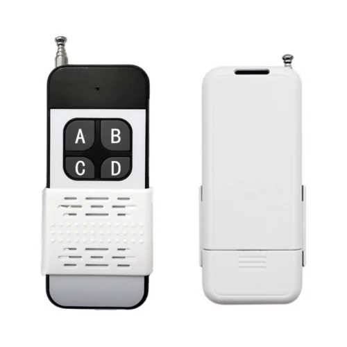 Long Range 433MHz RF Fixed Code 4-Key Remote Controller