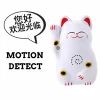 Recordable PIR Motion Sensor Door Bell Rechargeable Lucky Cat