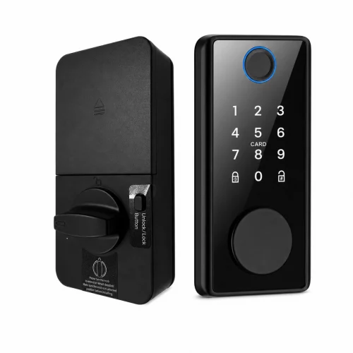 TTLock Deadbolt Smart Door Lock with Fingerprint Card Passcode
