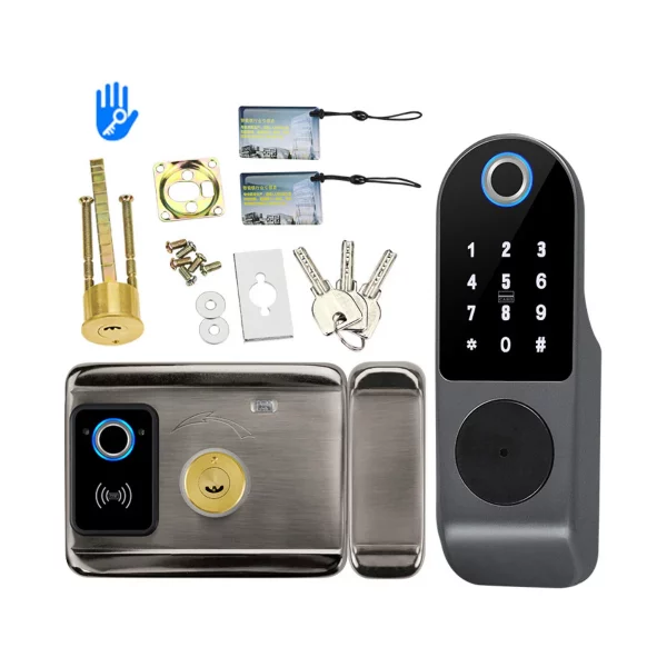 SMART0081.webp TTLock Double-Sided Fingerprint Smart Lock for Grille Door