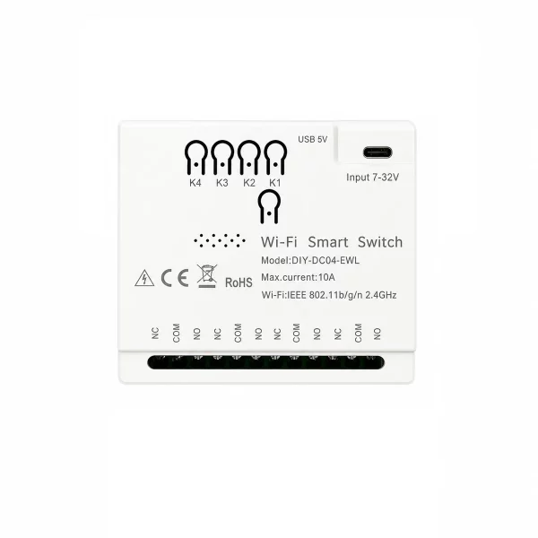 SONOFF0028.webp eWeLink 4CH DC Inching Smart Switch Relay Module