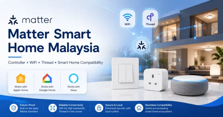 Matter smart home Malaysia guide with WiFi Thread controller and smart devices